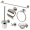Alfi Brand Brushed Nickel 6 Piece Matching Bathroom Accessory Set AB9513-BN - alternate 1